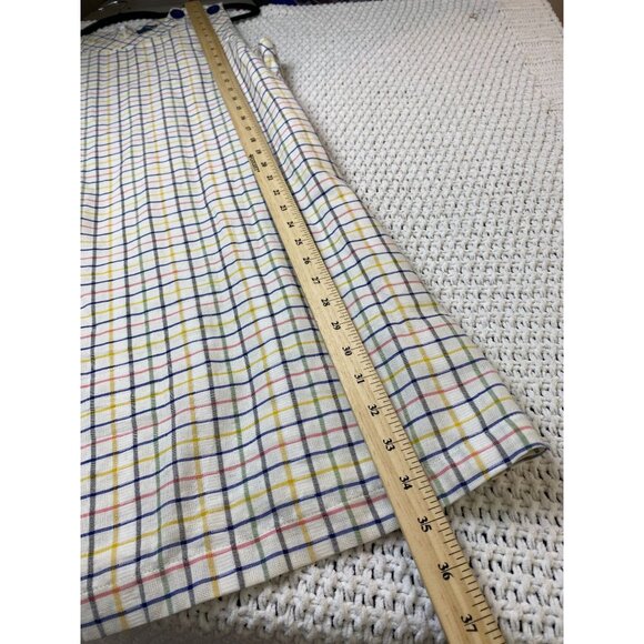 Modcloth Up With The Fun Plaid  Sleeveless Shift Dress‎ Women Large Pinup Retro - Picture 9 of 16